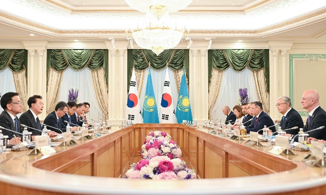 Remarks by President Yoon Suk Yeol at the Korea-Kazakhstan Expanded Summit